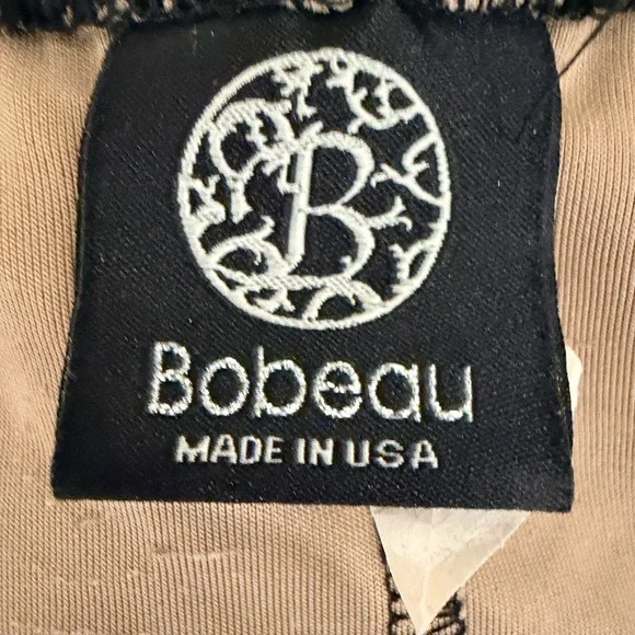 Bobeau Black and Tan Geometric Pencil Skirt - Picture 5 of 7